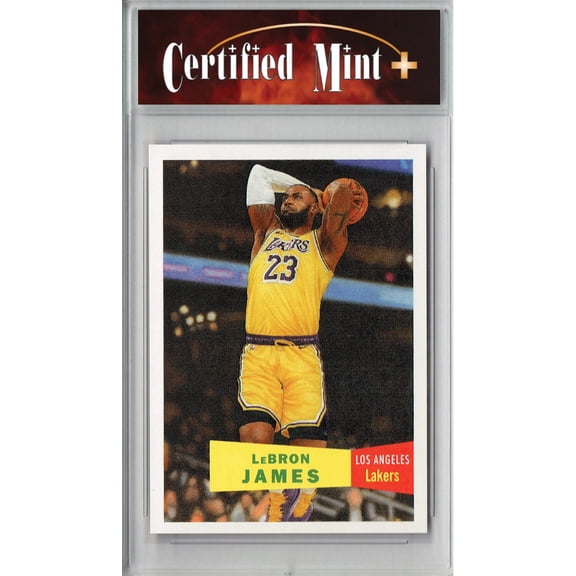 Certified Mint  Lebron James 2025 Topps Living Set #1 1st Ever Rare Trading Card Los Angeles Lakers