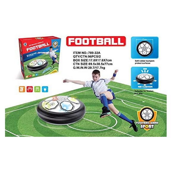 Kids Toys Air Cushion Soccer with LED Light, Indoor Outdoor Sport Soccer Ball Game. for Kids, Toddles and Adults.