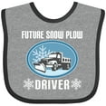 thumbnail image 3 of Inktastic Future Snow Plow Truck Driver Boys or Girls Baby Bib, 3 of 4