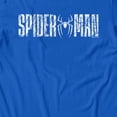 thumbnail image 3 of Marvel Spider-Man Brand New Day Men's Spidey Web Logo Fill T-Shirt (Royal, S-XXXL), 3 of 4