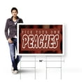 thumbnail image 4 of Pick Your Own Peaches Yard Sign 10 Pack of 24 Inch x 36 Inch Single Sided Weatherproof Heavy-Duty Plastic with Stake | Juicy Fruits, Farmer’s Market, Seasonal Favorites | Made in USA, 4 of 7