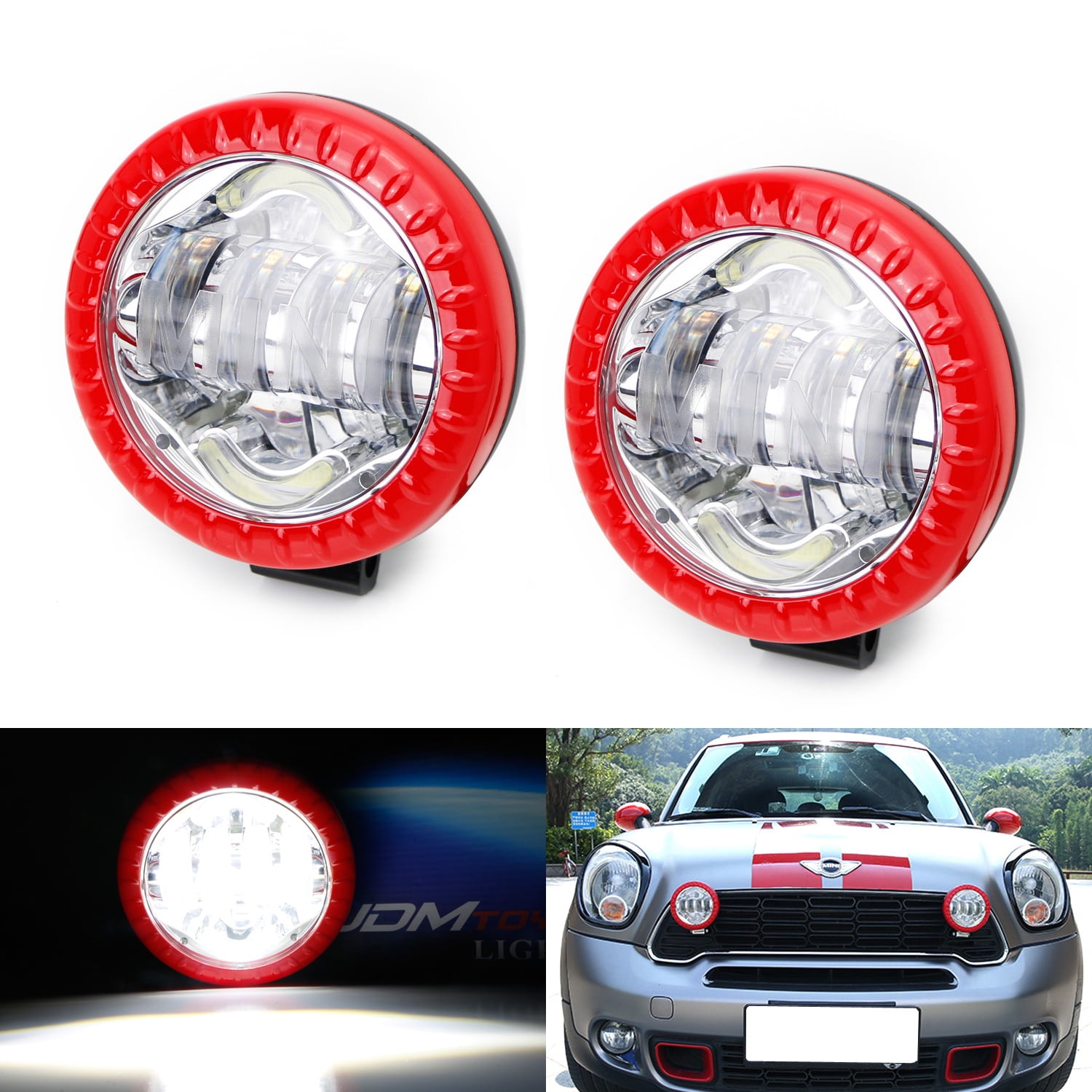 Mini Cooper Side Marker Flasher Blinker Lights White Countryman OEM Car