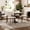 4 Beige, variant on Leumius Dining Chairs Set of 2, Modern Metal Kitchen Chairs with Fabric Upholstered for Dining Room Kitchen Beige