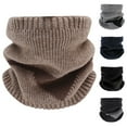 thumbnail image 5 of ZQUUVOU Winter Fleece Neck Warmer for Men Women Ski Mask Face Warmer Neck Gaiter Neck Scarf Thick Windproof Black A, 5 of 5