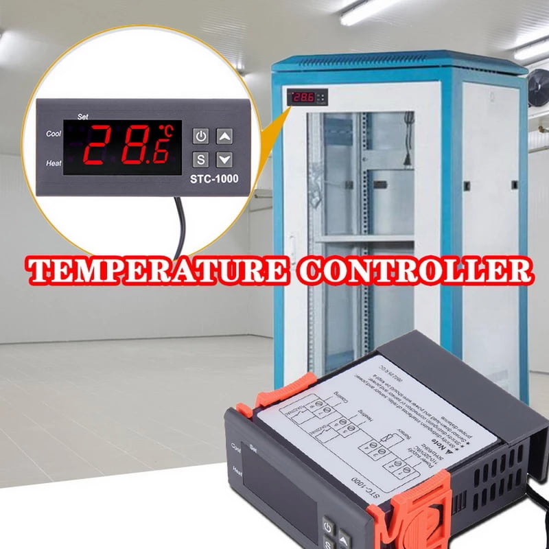 STC-1000 Pro Temperature Controller AC 220V Thermostat Regulator NTC Sensor UK 