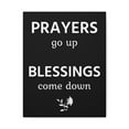thumbnail image 5 of Inspirational Wall Art Prayers Go Up Motivation Wall Decor for Home Office Gym Inspiring Success Quote Print Ready to Hang Unframed, 5 of 17