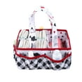 thumbnail image 2 of Bacati – Nursery Storage Caddy Lumberjack Red/Black/ Gray, 2 of 6