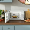 thumbnail image 2 of Mainstays 0.7 Cu ft Countertop Microwave Oven, 700 Watts， White, 2 of 12