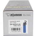 thumbnail image 3 of Zojirushi Flip and Go Stainless Steel Mug SM-QHE60-AK 1 ea, 3 of 5