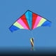 thumbnail image 5 of Colorido Delta Kite Triangle Kite Cuerda con Cola Windsock Grande para Deportes de Juguete Al Aire Libre Playa Adultos Macarena cometa triangulo, 5 of 8