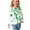 Green, White, Multicolor, variant on FFENYAN Children's Saint Patrick's Day Long Sleeve T-Shirt with All-Over Clover Print - Pullover Top for Boys & Girls - Perfect for Holiday Celebrations for 3-14 Years