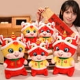 thumbnail image 2 of YIFAEUX Year of The Horse Plush Toy Lion Dance Mascot for 2026 Chinese New Year Gift Soft Stuffed Animal for Celebration And Decoration, 2 of 7