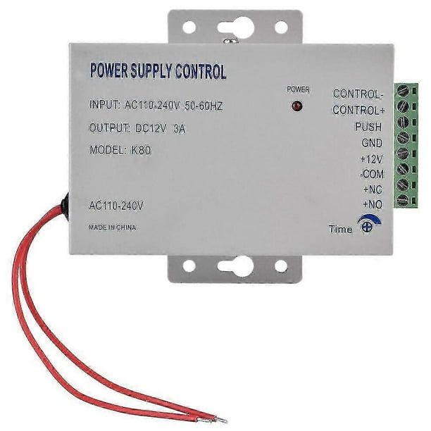 K80 Door Access System Electric Power Supply Control DC 12V 3A Miniature Power/Electric Power/Acces