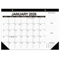 VINAUO Desk Calendar 2026, Large Desktop Calendar 18-Month Monthly Planner, 17"x12" Desktop Calendar Jan 2026-Jun2027, Big Daily Blocks with To-Do List for Home Office School