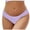 Purple, variant on Women Bikini Bottoms Tummy Control Basic Swim Shorts Moderate Coverage High Cut Mid Waisted Solid Color Beach Pool Swimsuit Bottoms Purple XXL