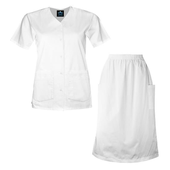 MAZEL UNIFORMS SCRUB SKIRT SET UNIFORM