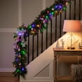 thumbnail image 3 of Northlight Pre-Lit Dakota Red Pine Artificial Christmas Garland - 9' x 16" - Multi LED Lights, 3 of 9