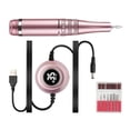 thumbnail image 3 of Máquina eléctrica para pulir uñas con controlador de velocidad USB, kit de taladro para lima de uñas con... oro rosado, 3 of 9