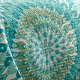 thumbnail image 3 of Levtex Home Mirage Teal Mandala Cotton Quilt, Full/Queen - Reversible, 3 of 5