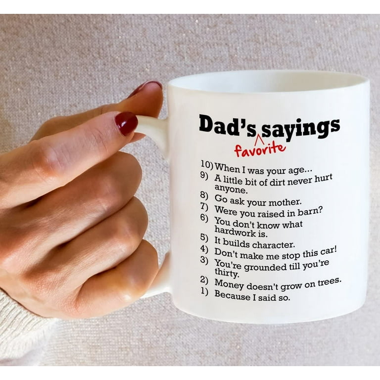 Skitongifts Funny Ceramic Novelty Coffee Mug Papa Te Amo Y Aprecio Muc