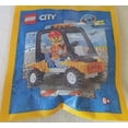 thumbnail image 2 of LEGO City: Airport Construction Worker Minifigure with Service Car, 2 of 5