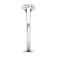 thumbnail image 3 of Meryn Jewelry 1.57 Ct Oval Cut Moissanite Engagement Ring - 14K White Gold Plated Ring - Women's Wedding Ring - Wedding Gifts Clearance - Birthday Gift for Women's - Last Minute Wedding Gifts, 3 of 7
