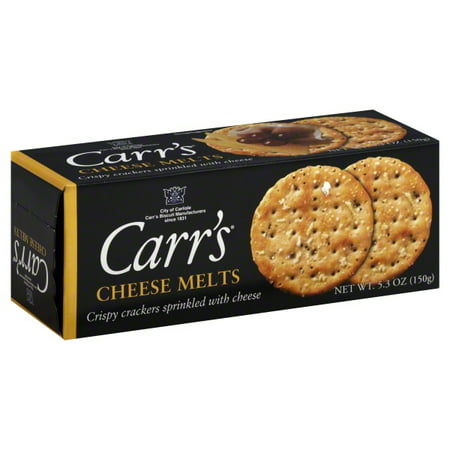Carr's Cheese Melts Baked Snack Crackers 5.3 oz