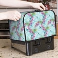 thumbnail image 7 of Honeii Dragonfly Floral Print 2 slice Toaster Cover, Two Slice Toaster Dust-proof Cover For Kitchen Small Appliance and Fingerprint Protection, 7 of 7