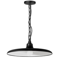 Dainolite 1 Light Incandescent Pendant Matte Black