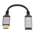 thumbnail image 1 of DP Mâle vers HD Interface Multimédia Câble Femelle, DisplayPort 1.4 vers HD P vers HD Interface Multimédia Câble Display Port vers HD Interface Multimédia Durabilité Éprouvée, 1 of 8