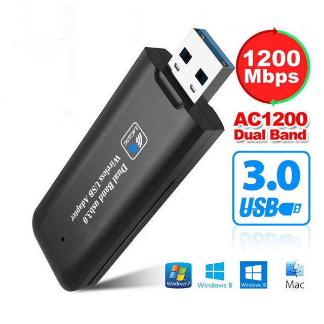 MesaSe 1300 USB WiFi Adapter 5G 2.4G Dual Band USB 3.0 WiFi Dongle for Desktop PC Mini Wireless Computer Network Adapter