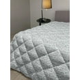 thumbnail image 2 of Vintage Floral Down Alternative Comforter, Soft Toned Leafy Swirling Bouquets Ethnic Style Flowers Spring Pattern, Microfiber Quilt for All Season, 5 Sizes, Dust and White, by Ambesonne, 2 of 3