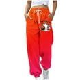 thumbnail image 2 of WXLWZYWL Women's Loose Sweatpants Cinch Bottom Comfortable Fleece High-Waisted Gradient Jogging Pants Gym Athletic Fit Lounge Trousers, 2 of 5