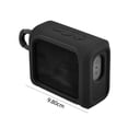 thumbnail image 4 of Estuche de transporte de silicona a prueba de golpes anticaída cubierta protectora para JBL GO3 (negro) WDOplteas  Para estrenar, 4 of 7