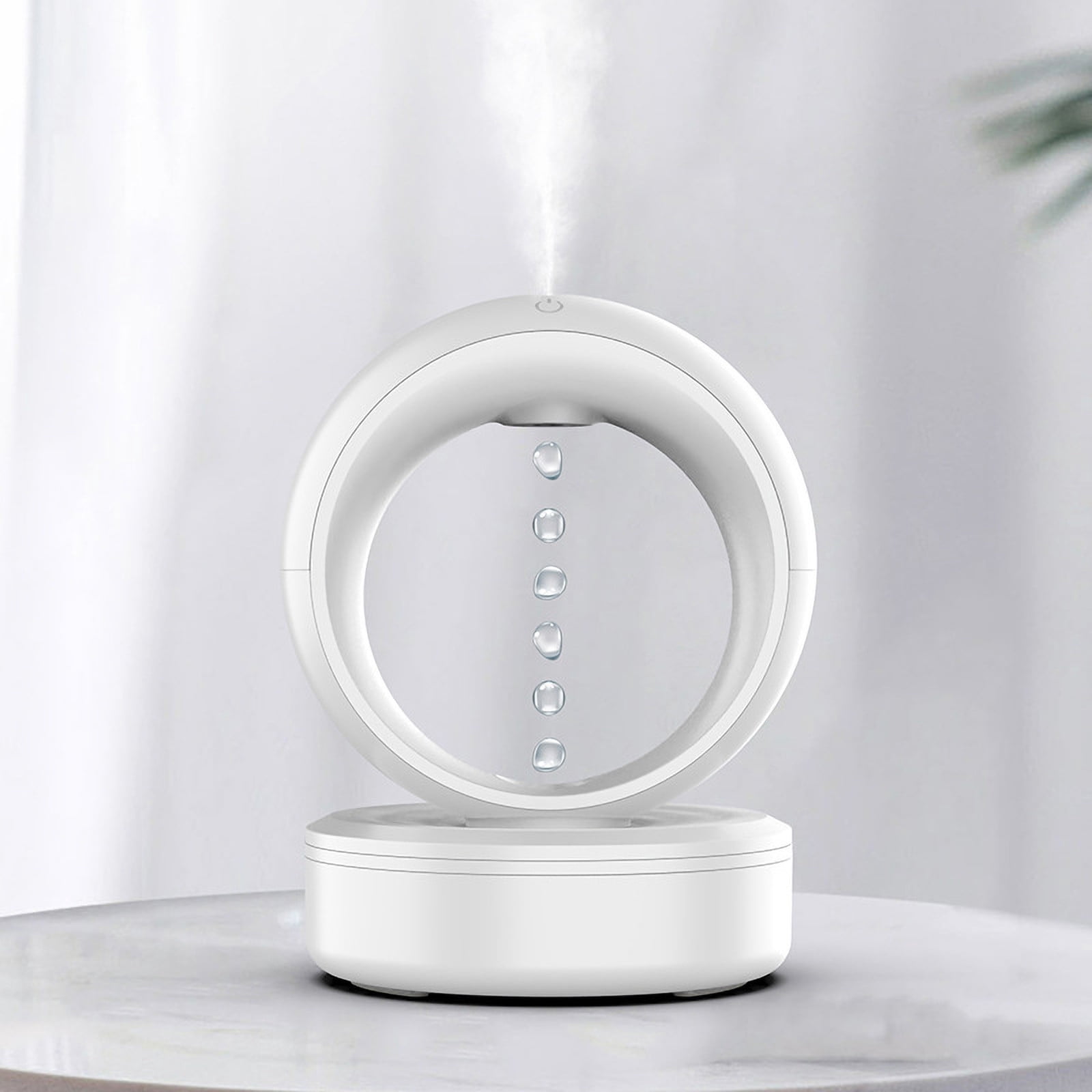 Cool Mist Humidifiers for Bedroom,Backflow Anti-Gravity Humidifier with Colored Lights, Aromatherapy Diffuser,Auto Shut-off and BPA-Free for Safety