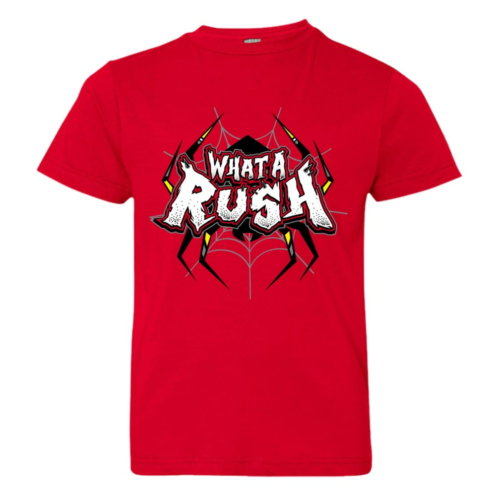 Pro Wrestling Tees - LICENSED Pro Wrestling Tees⢠Youth Road Warriors What a Rush Spider HQ