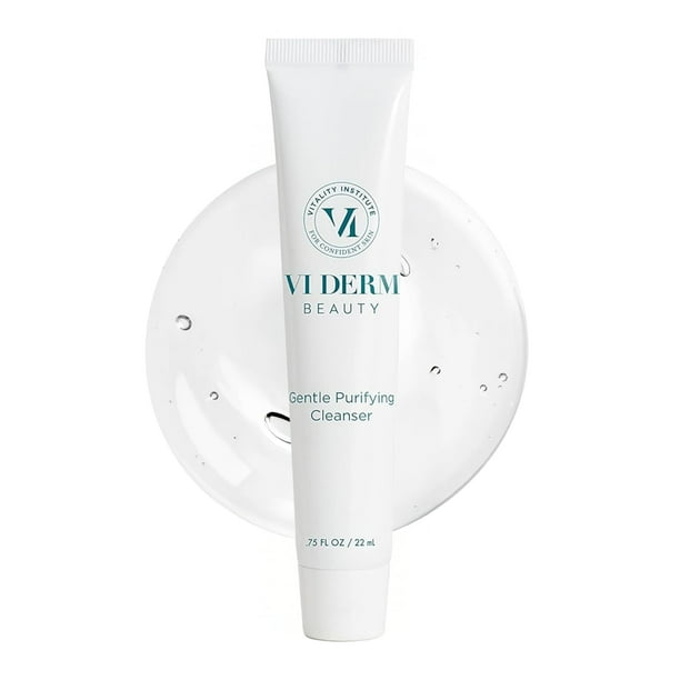 Limpiador facial VI Derm Hidratante, Suave y Purificante, 22 ml