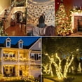 thumbnail image 2 of GooingTop 2 Pack Solar String Lights Outdoor Waterproof,104.6ft 320 LED Solar Fairy Lights Outside with 8 Modes for Patio Garden Tent Yard Party Tree Christmas Outdoor Decor(Warm White), 2 of 9