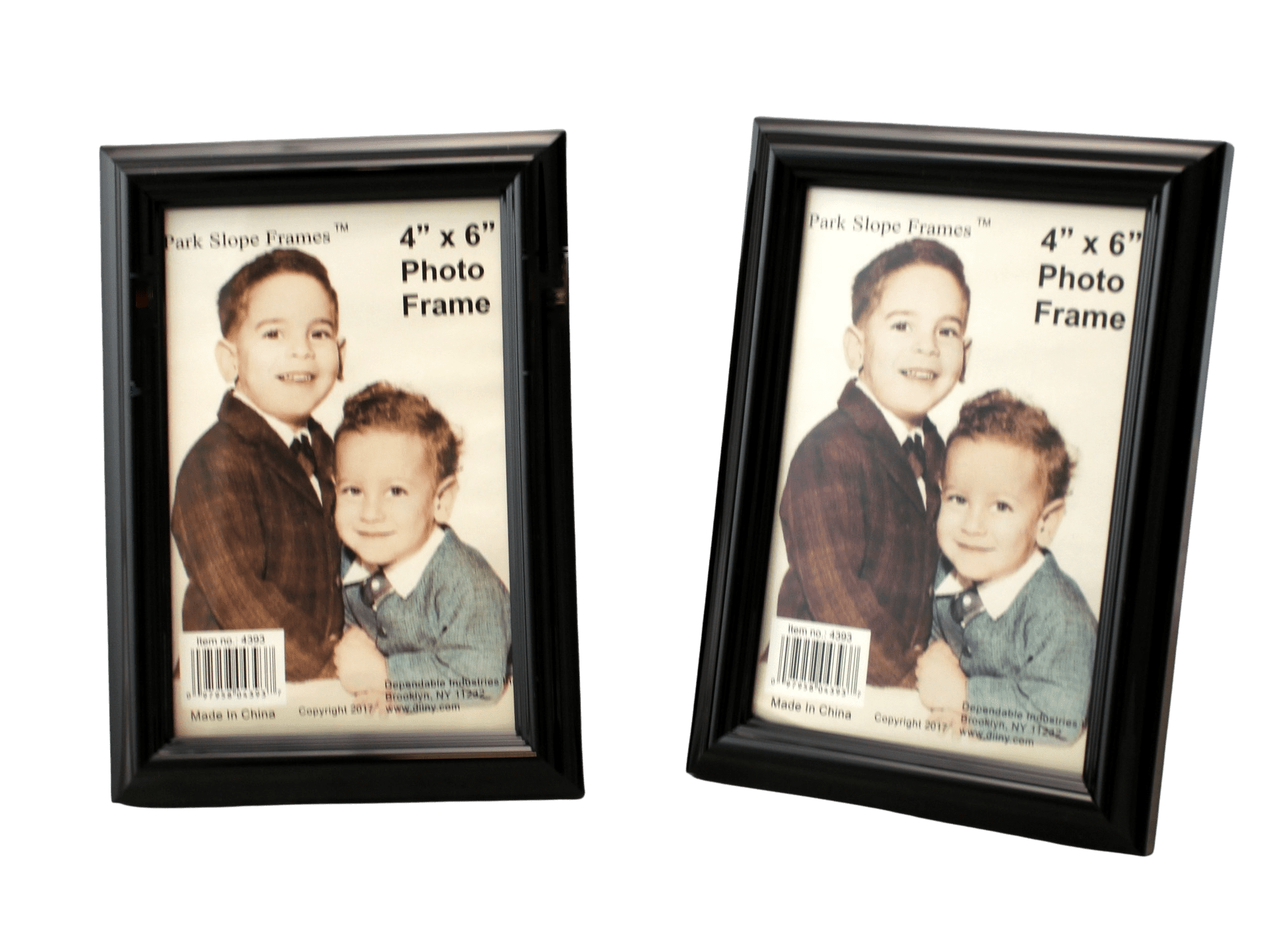 4x6-inch 2-6 Opening Driftwood Vertical Picture Frame