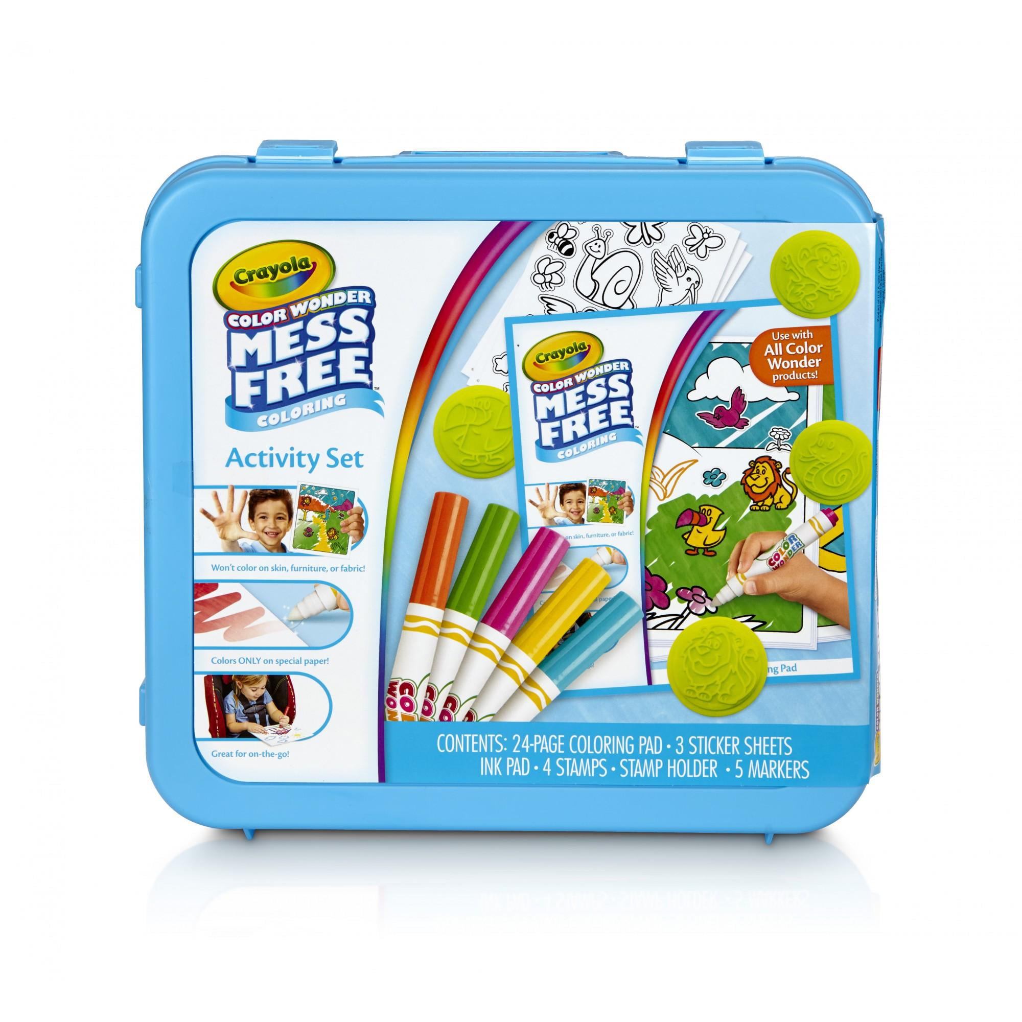 Crayola Color Wonder Art Kit Seascapes 38 Pieces Walmart Com