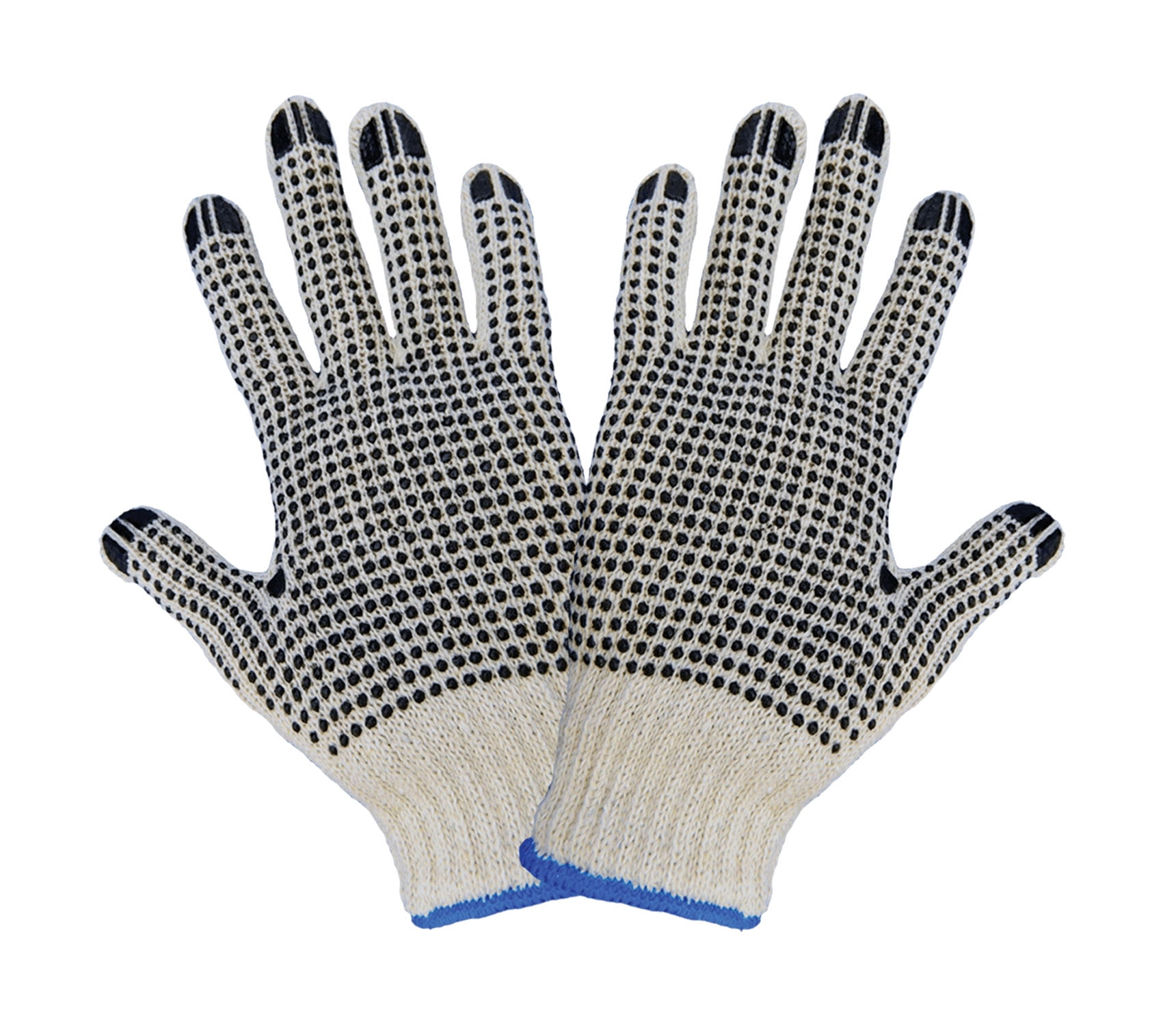 CT8200-L/XL-72PK, Reversible PVC Dotted String Knit Gloves, 72 Pair Value Pack