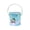 Blue, variant on Tinplate Holiday Themed Candy Storage Container with Handle for Party Favors and Festive Treat Organization
