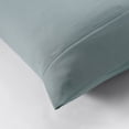 thumbnail image 4 of Modern Threads 4-Piece Solid Ocean Blue Microfiber Bed Sheet Set, California King, 4 of 12