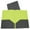 Gray & Green, variant on Two-Tone Two-Pocket Super Heavyweight Poly Portfolio, Charcoal Gray/Lime Green (Set of 25 Folders)