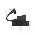 thumbnail image 2 of Ignition Coil For Outboard 827509A10 For 30-600 Engine Motor, Automotive Replace Ignition Coils, 2 of 4