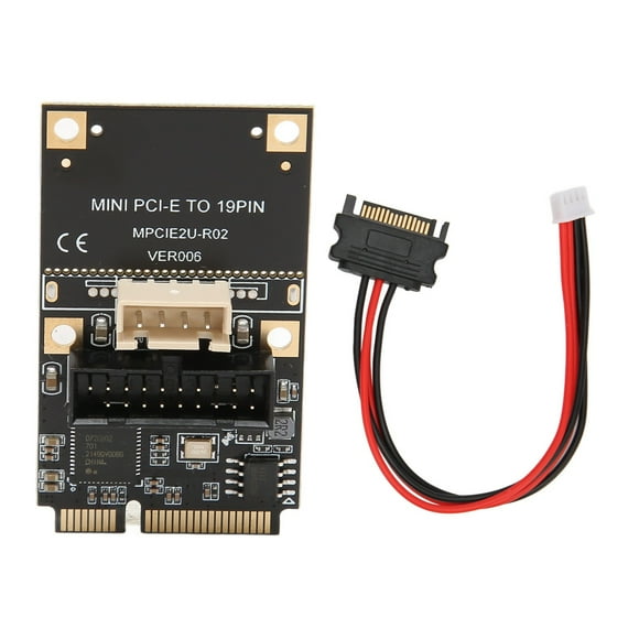 Mini PCI Eto US Adapter,Mini PCIE to USB3.2 Pin US Expansion Card Mini PCI Eto US Pin Expansion Card Built for the Future