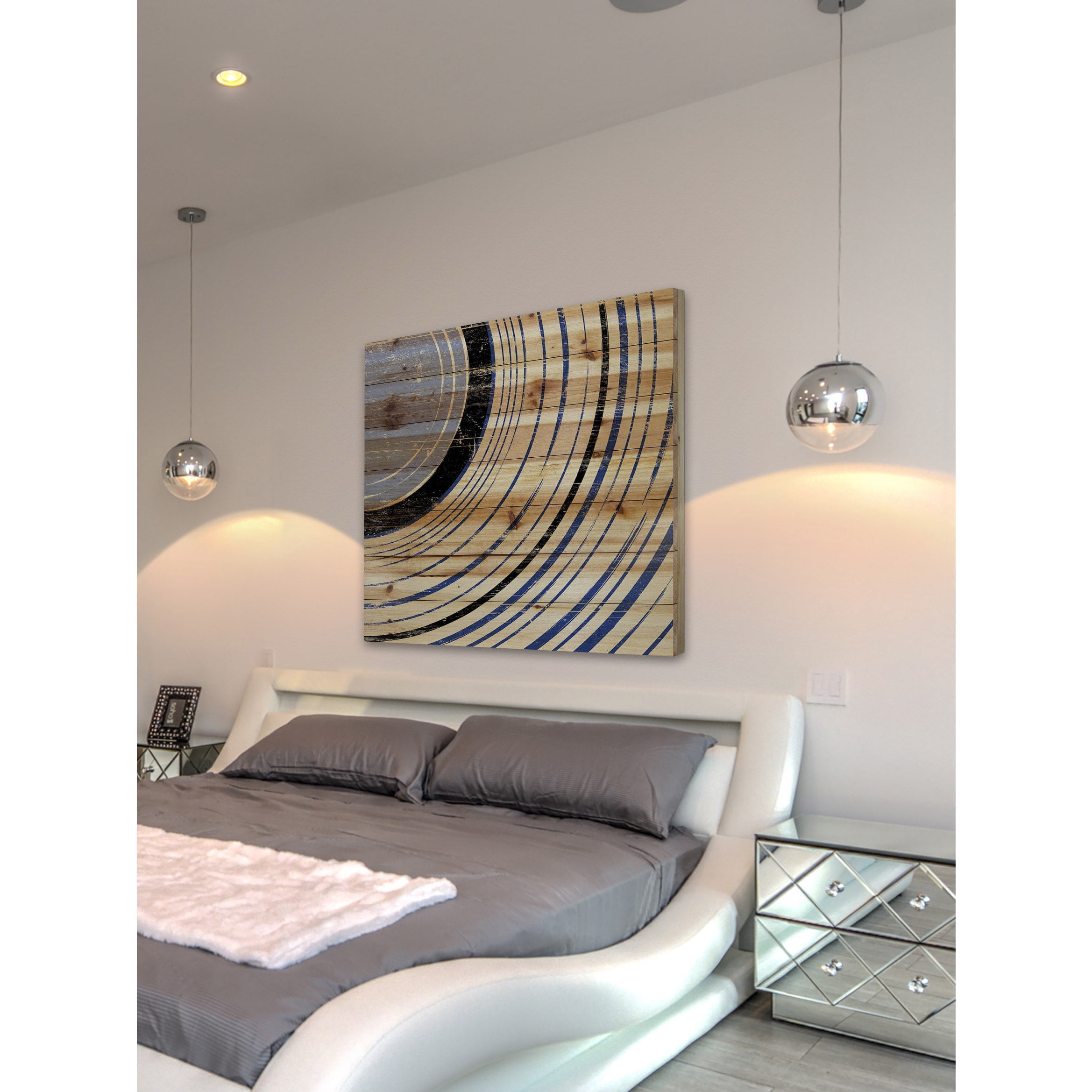 Marmont Hill - "Side Section" Painting Print on Natural Pine Wood