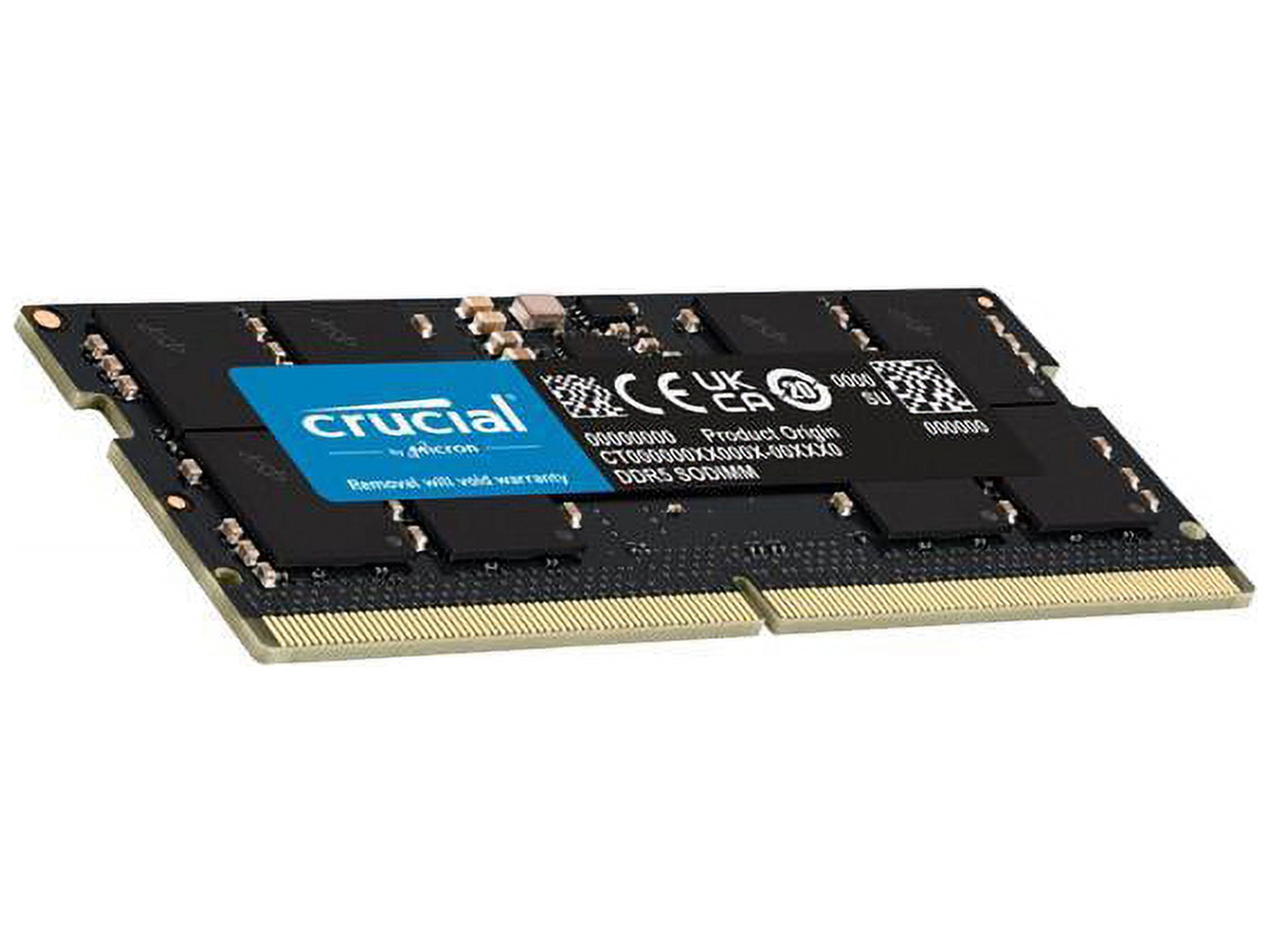 メモリー Crucial DDR5 32GB (2x16GB) 5600Mhz Crucial 32GB DDR5 RAM Kit (2x16GB), 5600MHz (or 5200MHz