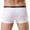 White, variant on Men's Underwear Micro Dual Pouch Trunks Ball Pouch Bulge Enhancing Boxer Briefs for Men