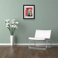 thumbnail image 3 of Matted art under acrylic in a black frame, 3 of 3